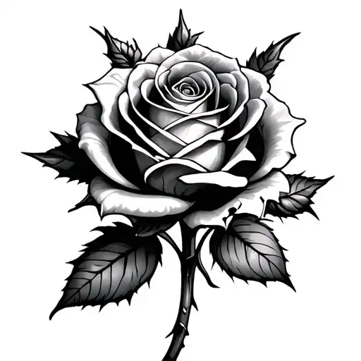 Rose & Thorns Pin