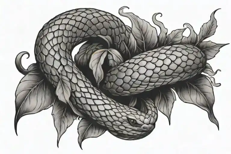 Snake Leaves Forming