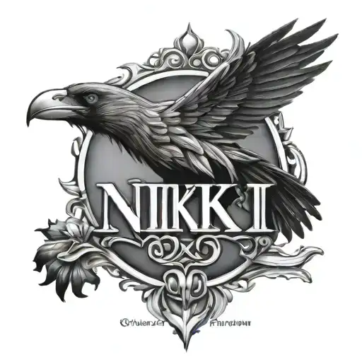 Niki Name In Raven Symbols