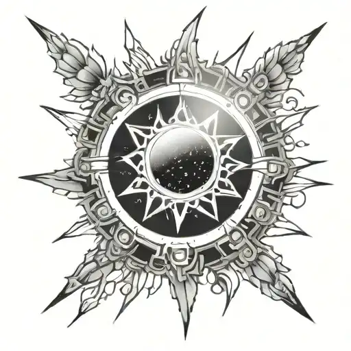 Solar Eclipse Cyberpunk