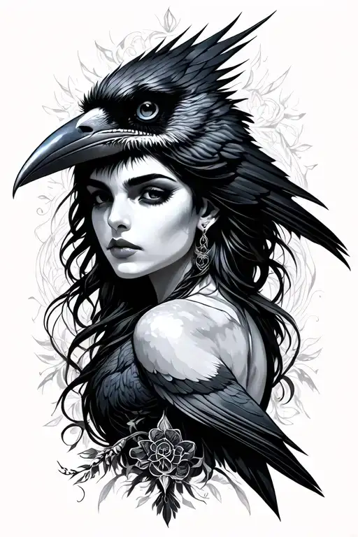 Raven Wisdom Feminine