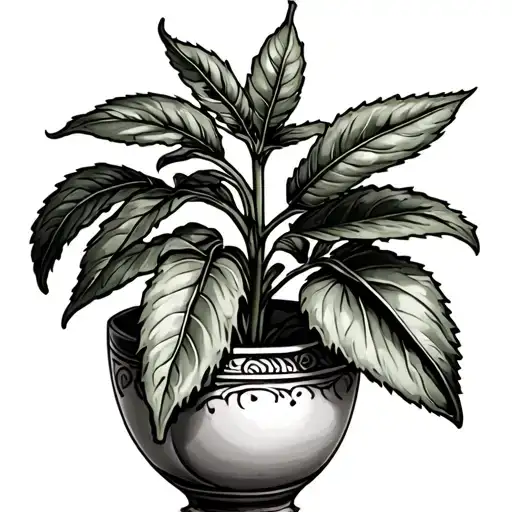 Pepper Plant In Vase