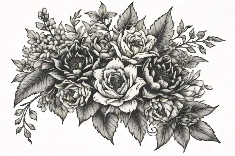 Birth Flower Bouquet