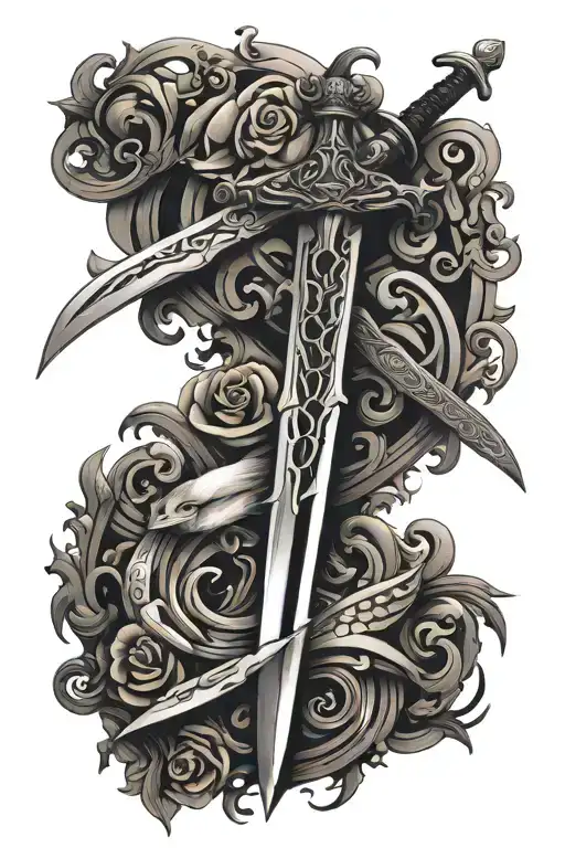 Sword Tattoo Design