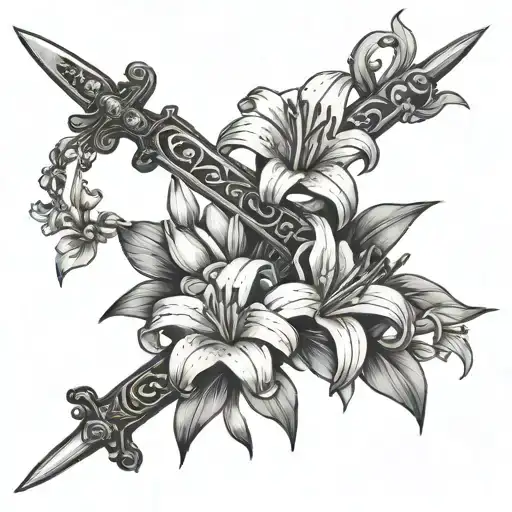 Sword Lilies Balance Mixed Together