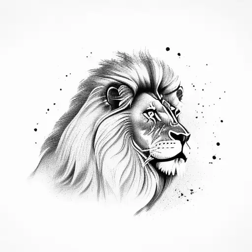 Lion Head Side View