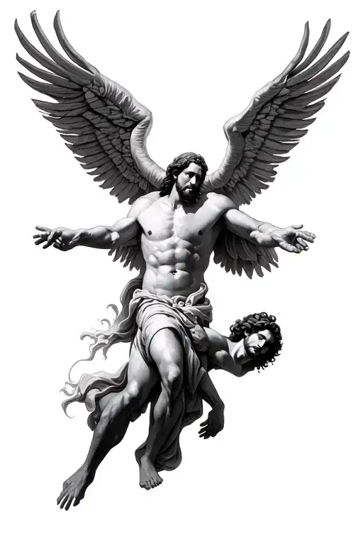 The Creation Of Man From The Bible With Jesus Creating The Dna Of Man