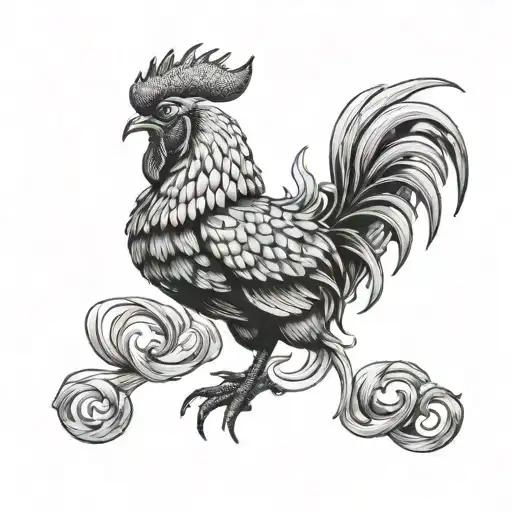Water Rooster With Scorpio Zodiac Sign