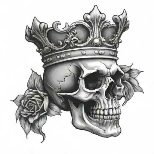 Skull With A Crown