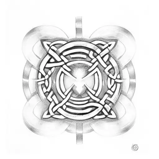 Fingerprint Celtic Knot
