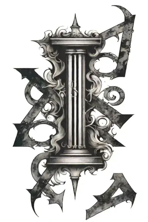 Roman Numerals Vertical