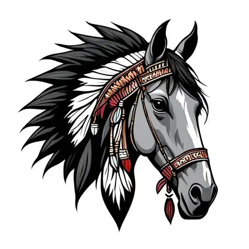 Indian Horse Head