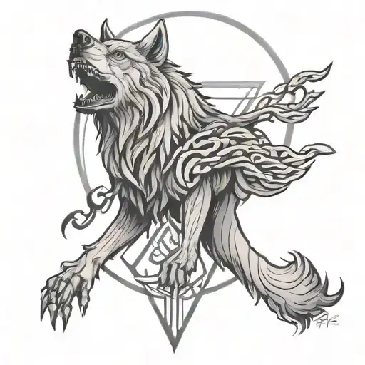 Wolf Lucifer Sigil