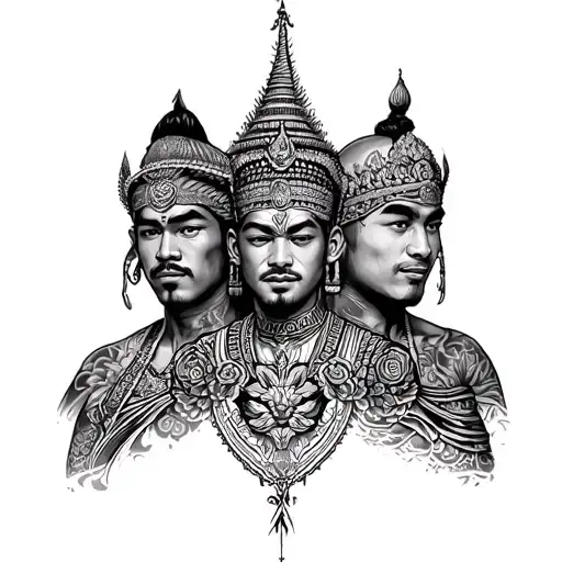 Group Tattoo Brothers In Thailand