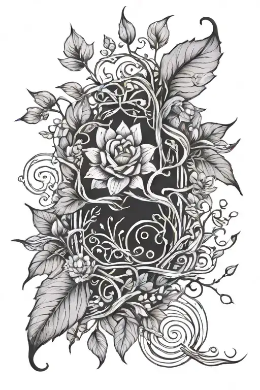 Nature Elements Intertwined