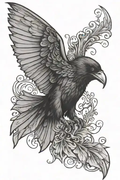 Raven Scales Butterfly Buffalo Bat Seth