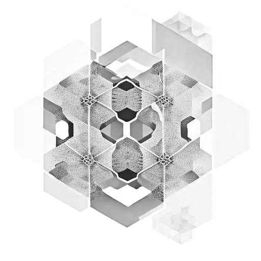 Hexagon Gradiant Tree