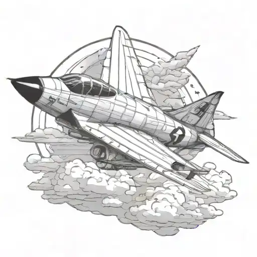 Avro Arrow Plane Flying