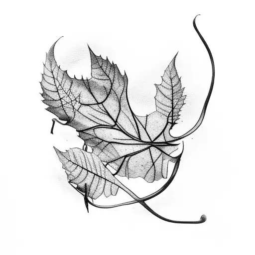 A Vine Of Poetry Quotes Intertwined With Plant Leaves