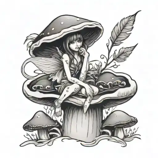 Dark Mushroom Fairy