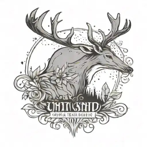 May I Stand Unshaken Text With A Deer Ubove It