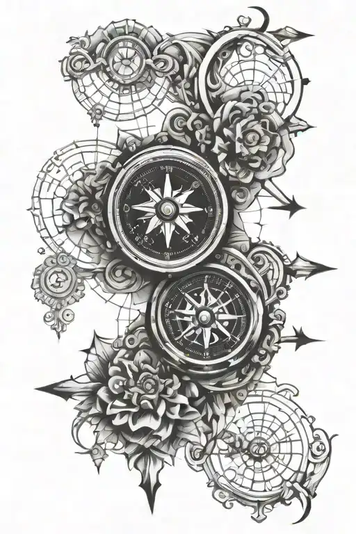 Gamble Tresure Map Compass