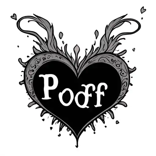 Poof Love Heart