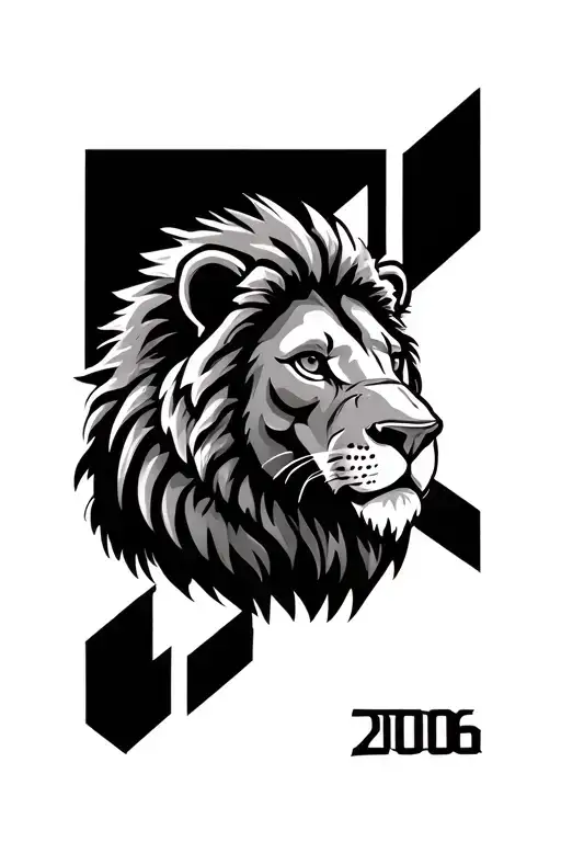 Lion With The Year 2006