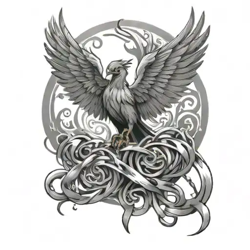 Phoenix Rising And Broken Chains