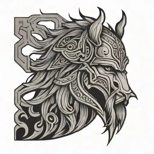Symbol Of Tyr Norse God