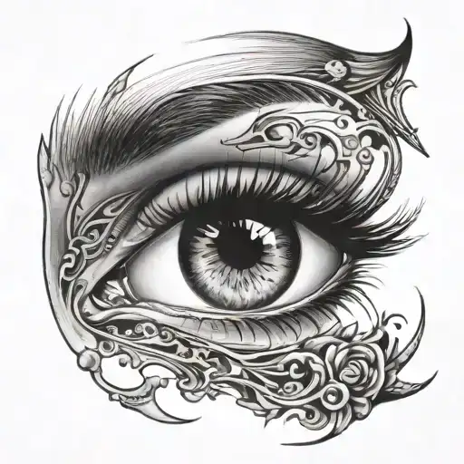 Female Eye Of Hypocrisy