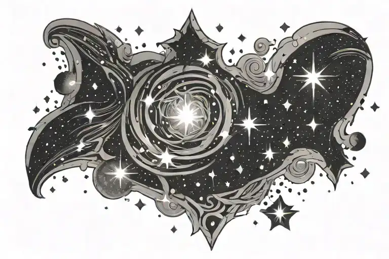 Galaxy Filled With Stars