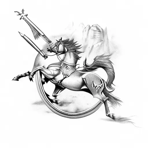 Sagittarius In Battle
