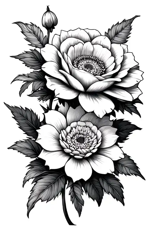 Chrysanthemum Rose Cosmo Daffodil