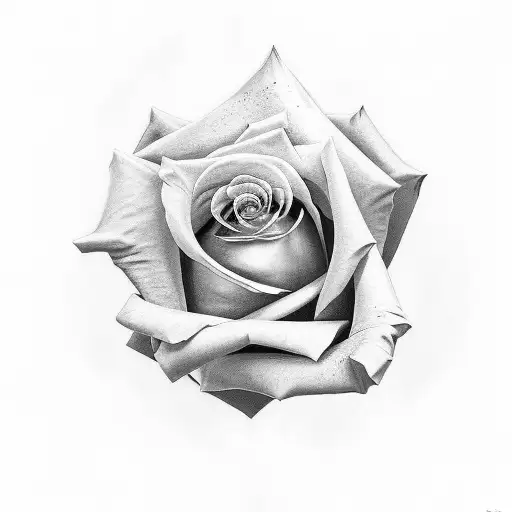 Rose With Number 44 Incorporated In It