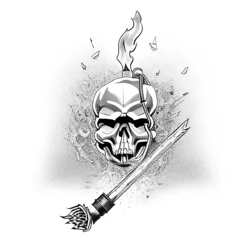 Skull Torch