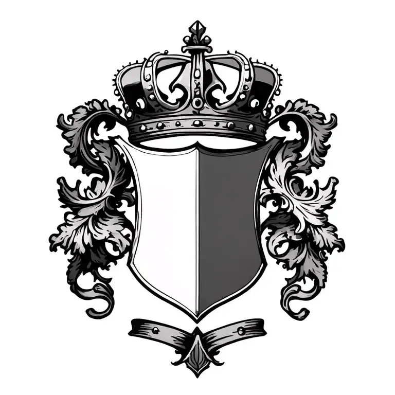 Family Crest Heraldry Crown