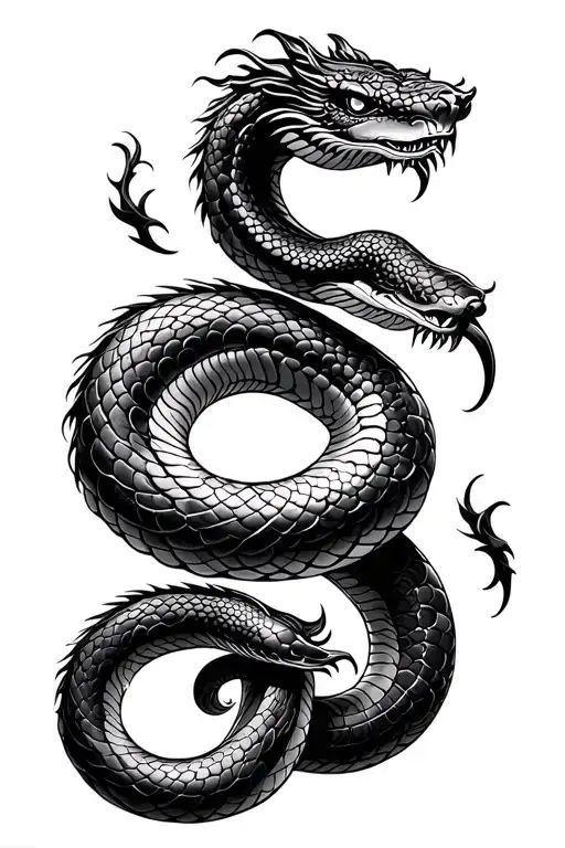 Chinese Snake Horoscope Symbol