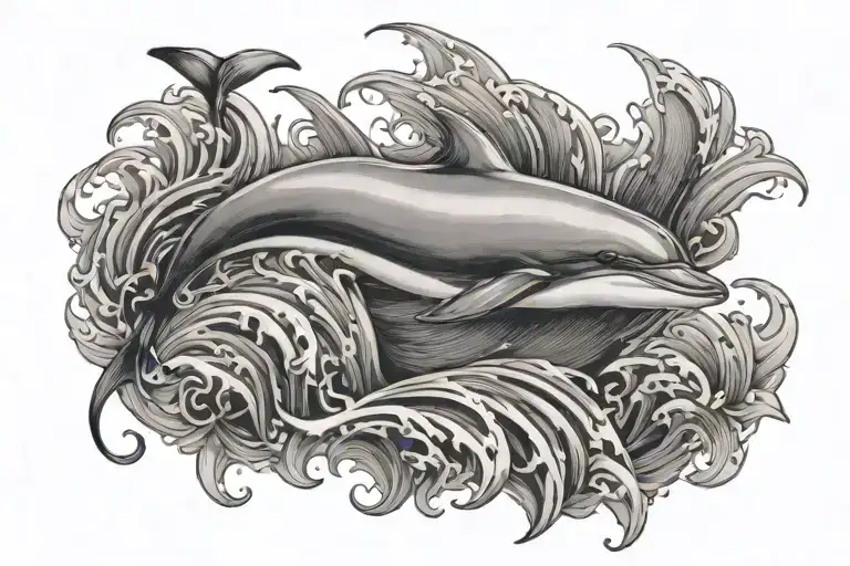 Dolphin Leaping Gracefully