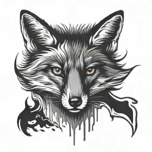 Fox And Blood Dripping