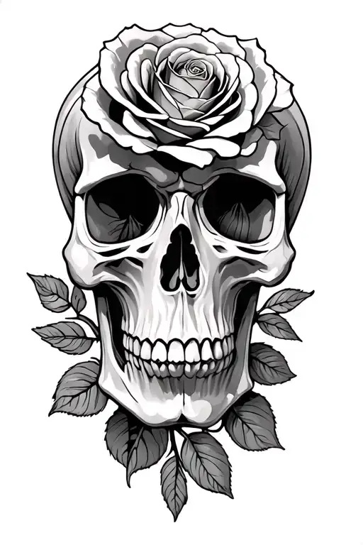Roses Skull Isaac Leila