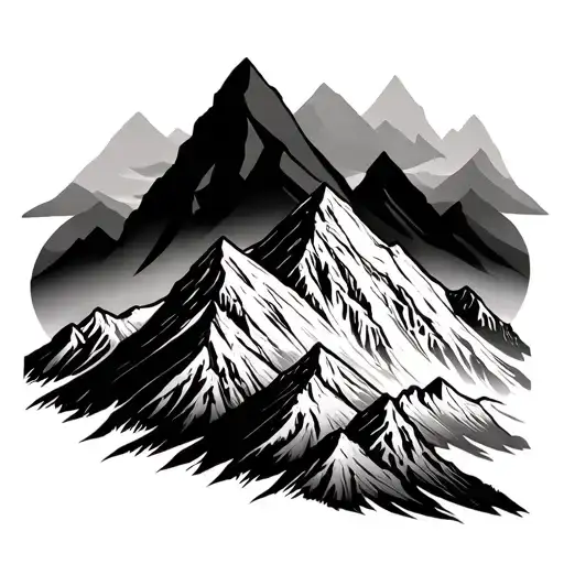 Mountain Peak And Time