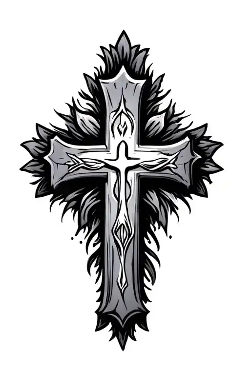 Christian Cross Made