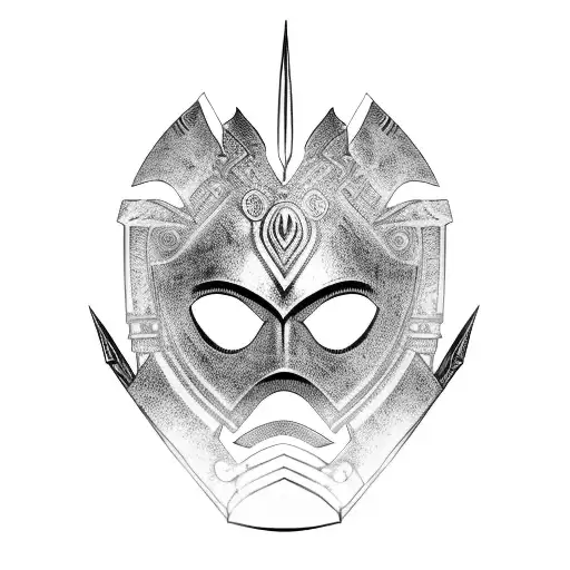African Warrior Mask