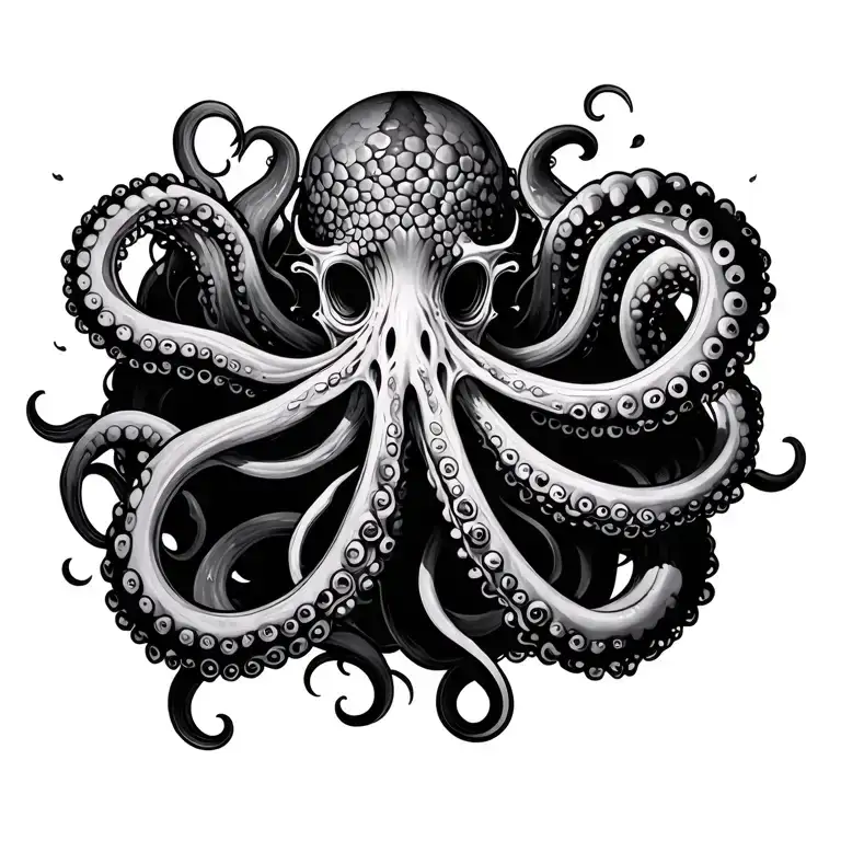 Tentacles Coming Outwards From The Center