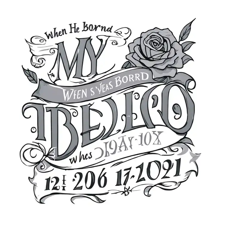 My Dads Name With Year He Was Born And When He Died