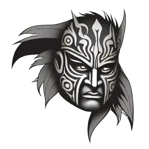 Maori Warrior Mask