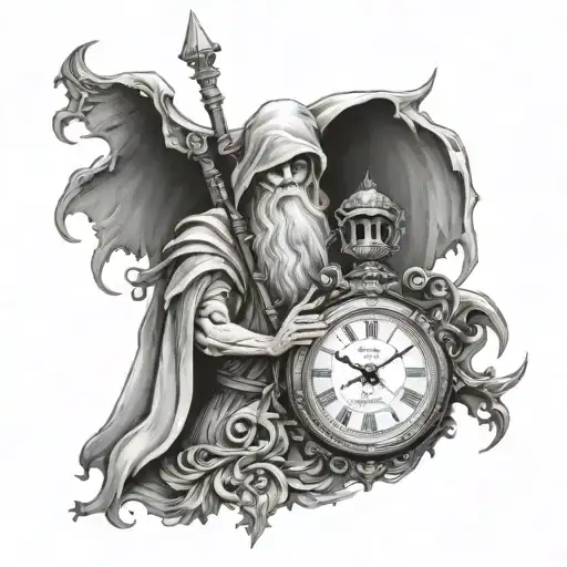 Father Time And Reaper