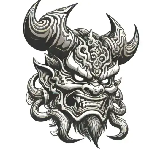Oni Demon Mask