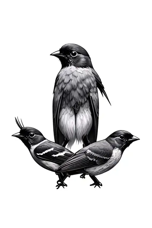 Three Little Birds For A Man